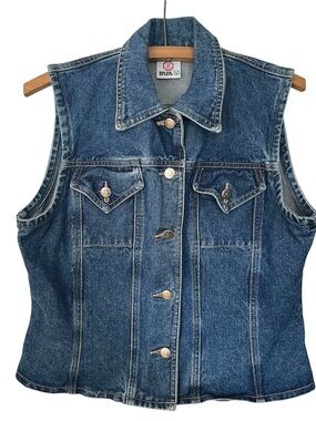 Vintage Western Denim Vest